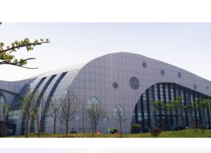 金山会议中心外景网架工程